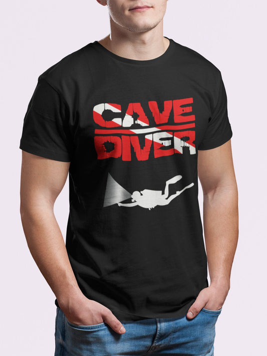 Cave Diver Scuba Diving T-shirt