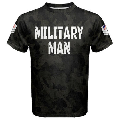Military American Green Camouflage T-shirt