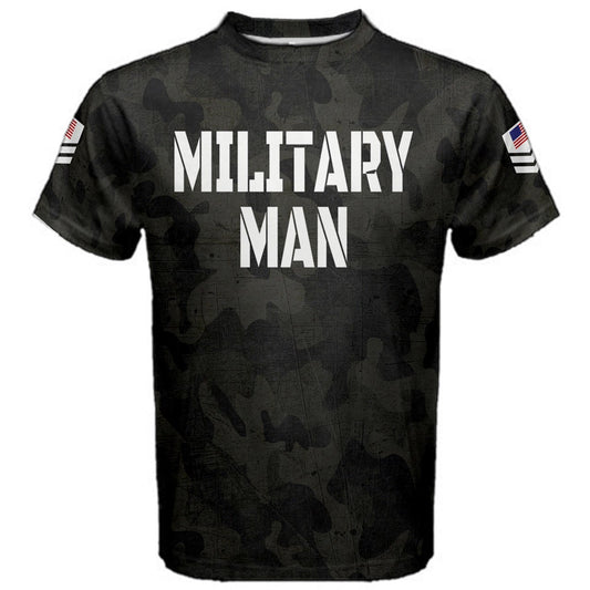 Military American Green Camouflage T-shirt