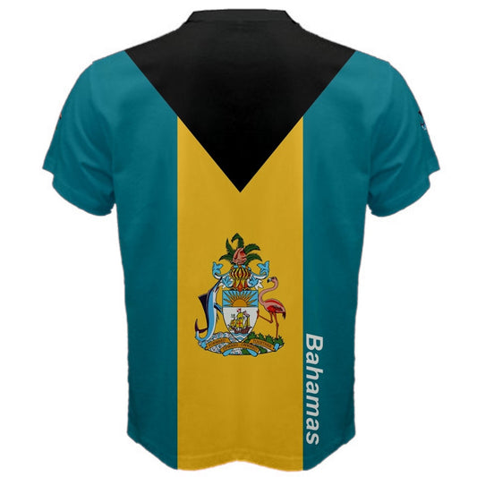 Bahamas National Flag Coat of Arms T-shirt