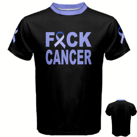 F*ck Cancer Pink or Blue  T-shirt