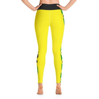 Jamaican National Country Flag Girl Yoga Pants Legging