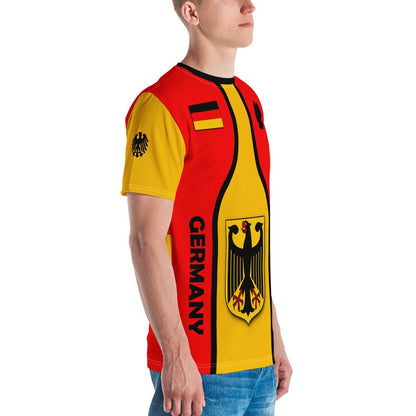 Unique German Flag Colors and Coat of Arms T-shirt