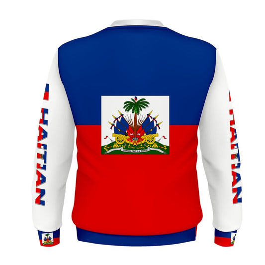 Haiti Coat of Arms Flag Men's and Women's Sweatshirt