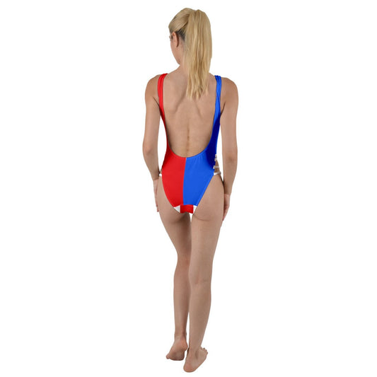 Puerto Rico Flag One Piece Swimsuits