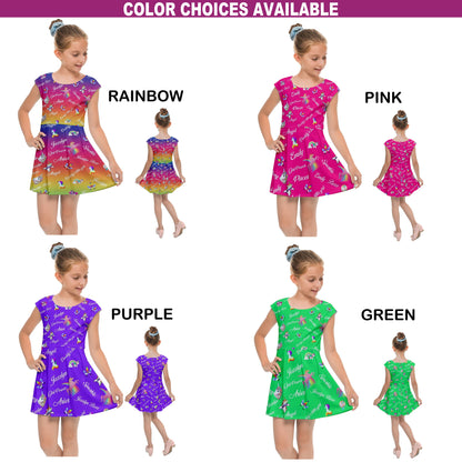 Add Your Own Text To These Amazing and Unique Unicorn Custom Girls Dress