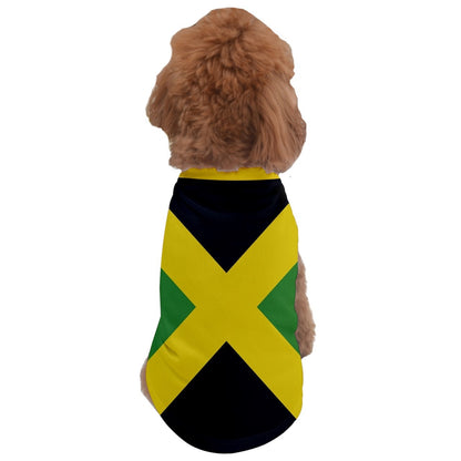 Jamaica Flag Dog Shirt  *Many Sizes Available.