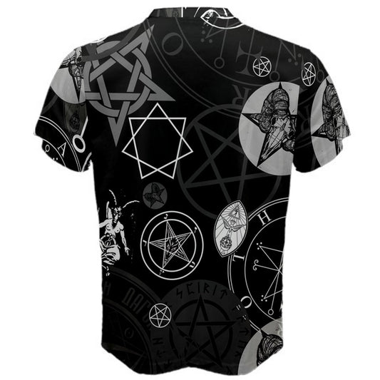 Occult Symbol Satanic Supernatural Vampires Witch Witchcraft Black Magic T-shirt