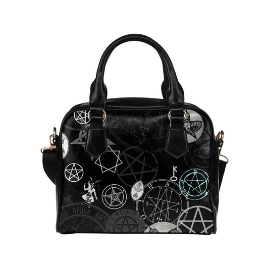 Occult Satanic Symbol Supernatural Witch Witchcraft  Handbag Purse