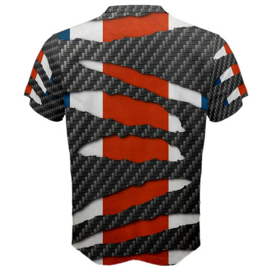 Costa Rica Beast Ripped Flag T-shirt