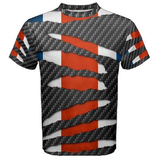 Costa Rica Beast Ripped Flag T-shirt