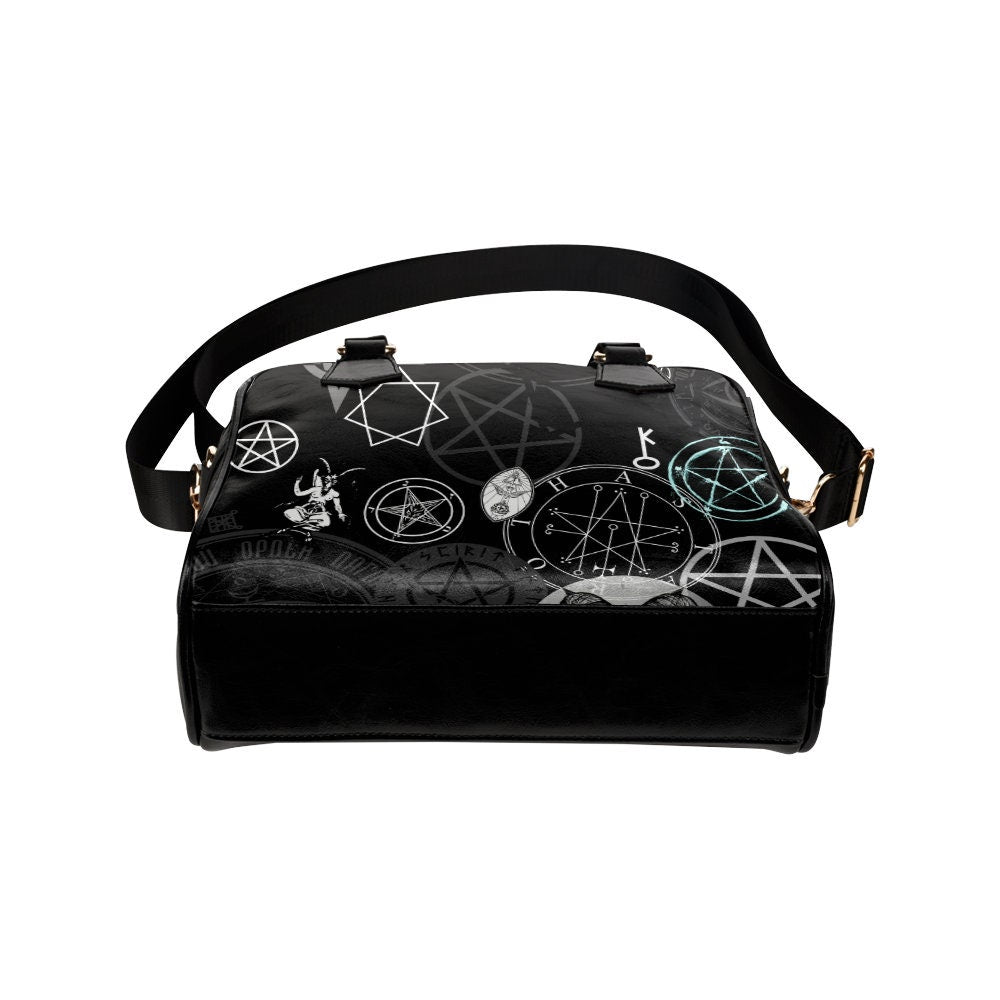 Occult Satanic Symbol Supernatural Witch Witchcraft  Handbag Purse