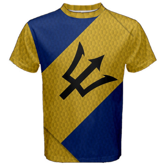 Barbados Diagonal Flag T-shirt