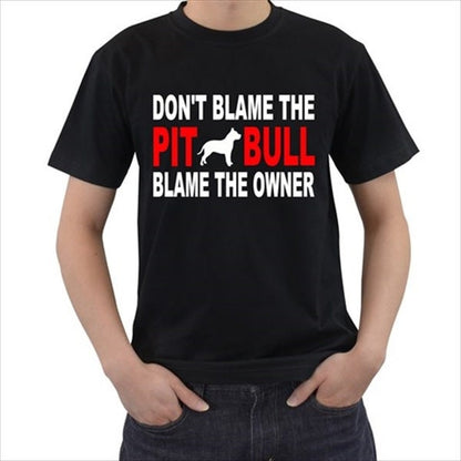 Don't Blame The Pitbull Blame the Owner T-shirt