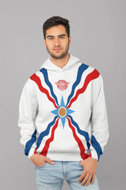 Assyria Aššur Assyrian Empire Flag Pullover Hoodie