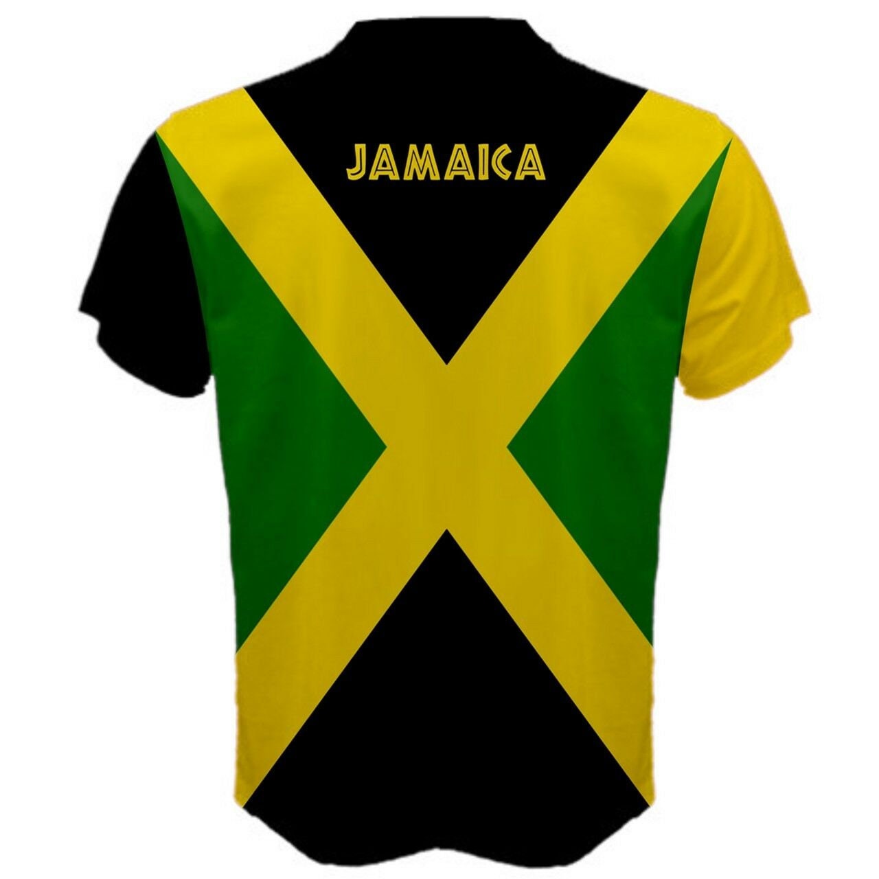 JAMDOWN Jamaica Coat of Arms Flag Black T-shirt