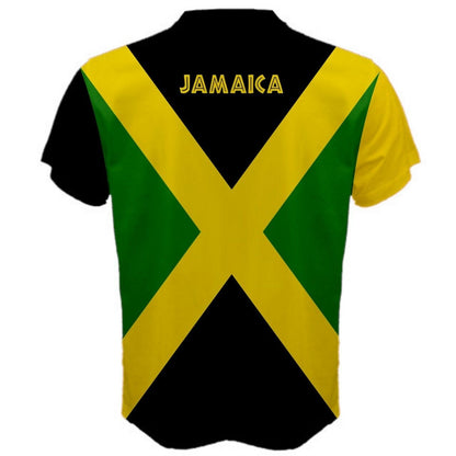 JAMDOWN Jamaica Coat of Arms Flag Black T-shirt