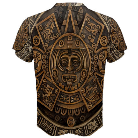 Mayan Ancient Calendar Sundial Sunstone T-shirt