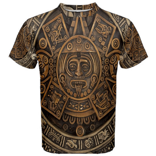 Mayan Ancient Calendar Sundial Sunstone T-shirt