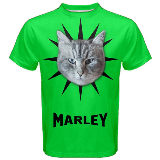 Personalized Cat/Dog Pet Face Photo Mens, Kids, or Womens T-shirt