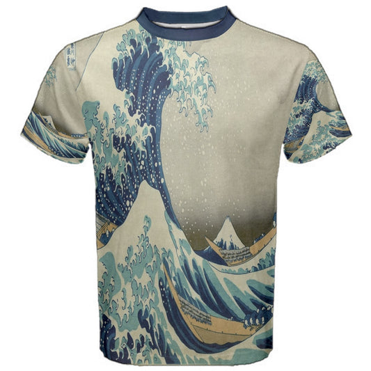 Japanese Great Wave Off Kanagawa Art Painting T-shirt