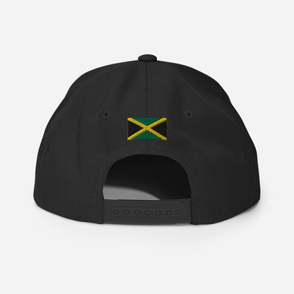 RUDEBWOY Jamaican Flag Wah Gaan Black or Camo Green Snapback Hat