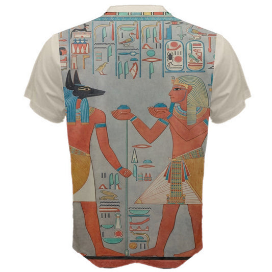 Anubis Ancient Egyptian Hieroglyphs Unique T-shirt
