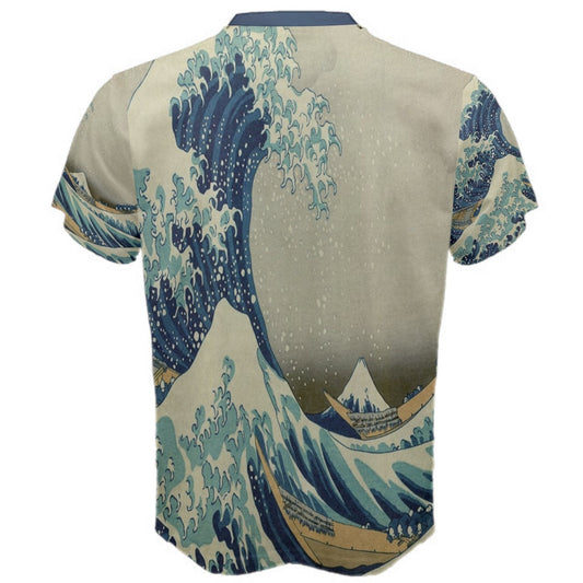 Japanese Great Wave Off Kanagawa Art Painting T-shirt