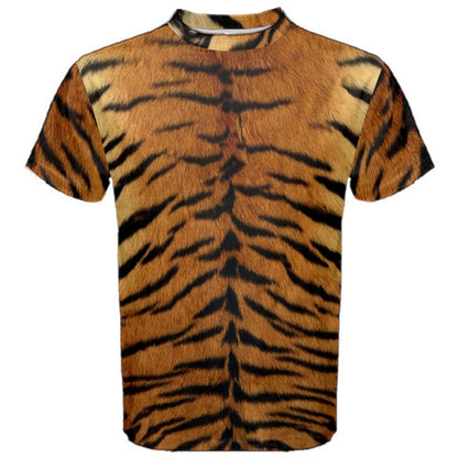 Tiger Stripe Fur Skin Pattern T-shirt