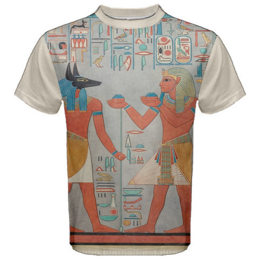 Anubis Ancient Egyptian Hieroglyphs Unique T-shirt