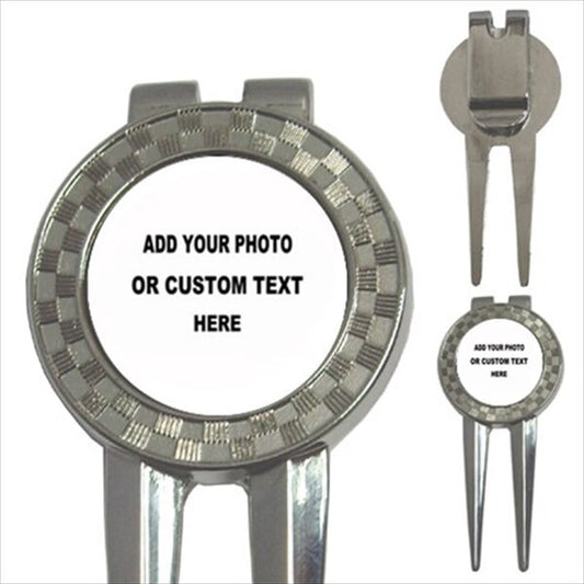 Add Personalized Logo, Image, or Text to 3-in-1 Golf Divot and Ball Markers