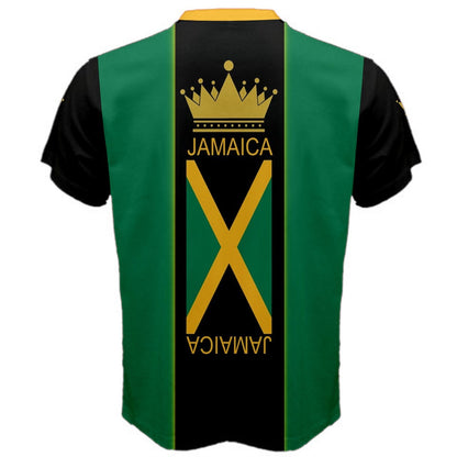 Jamaica King Crown Flag T-shirt