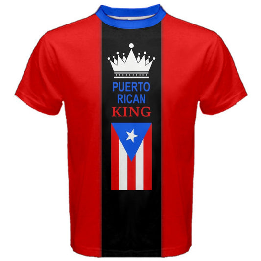 Puerto Rican King Crown Flag T-shirt