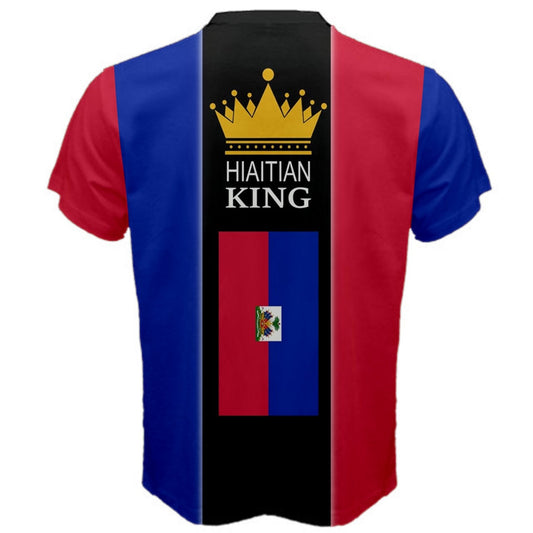 Haitian King Crown Haiti Flag T-shirt
