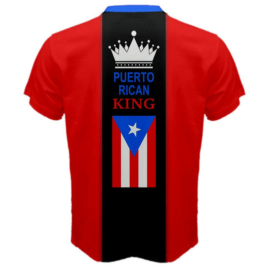 Puerto Rican King Crown Flag T-shirt