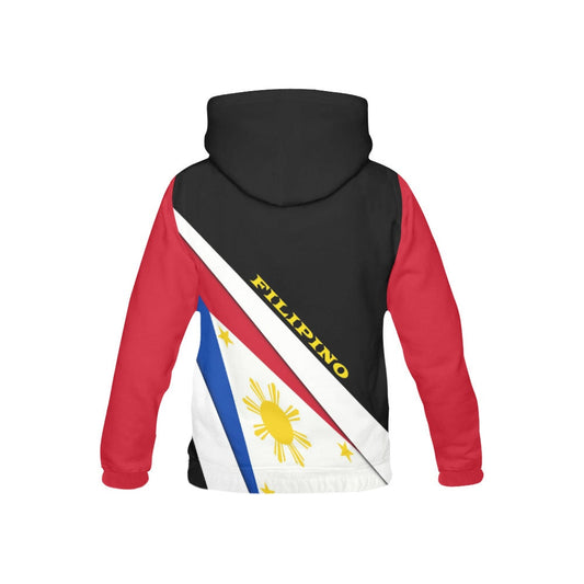 Filipino Flag Coat of Arms Pullover Mens Hoodie