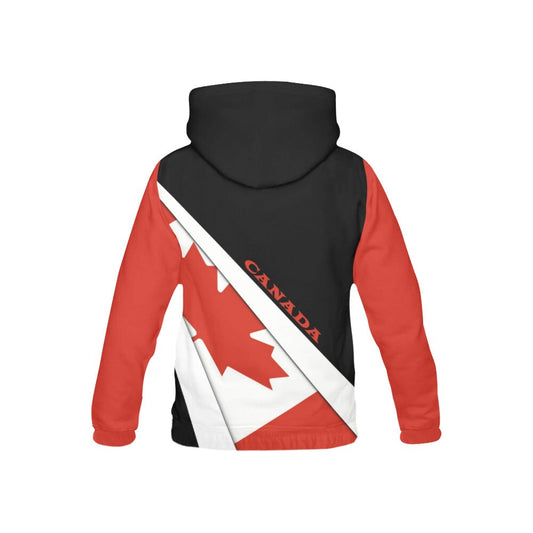 Canada Flag Coat of Arms Pullover Mens Hoodie
