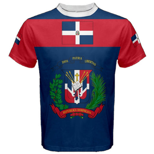 Dominican Republic Jersey Numbers And Name Flag T-shirt
