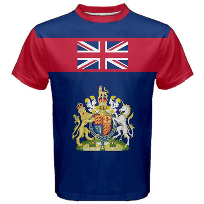 United Kingdom Union Jack Jersey Numbers And Name Flag T-shirt