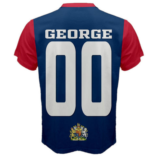 United Kingdom Union Jack Jersey Numbers And Name Flag T-shirt