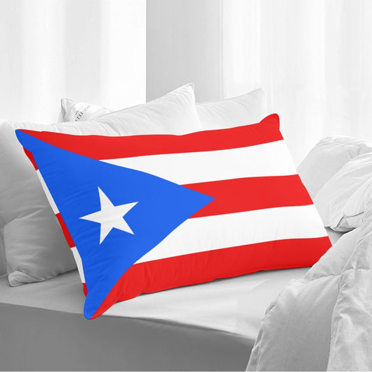 Puerto Rico Flag Double Side Printing Pillow Cover *Vivid Colors（1PC）