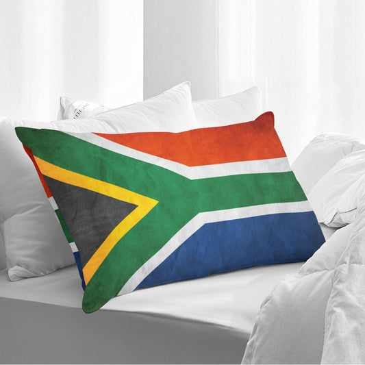 South Africa Flag Double Side Printing Pillow Cover（1PC）