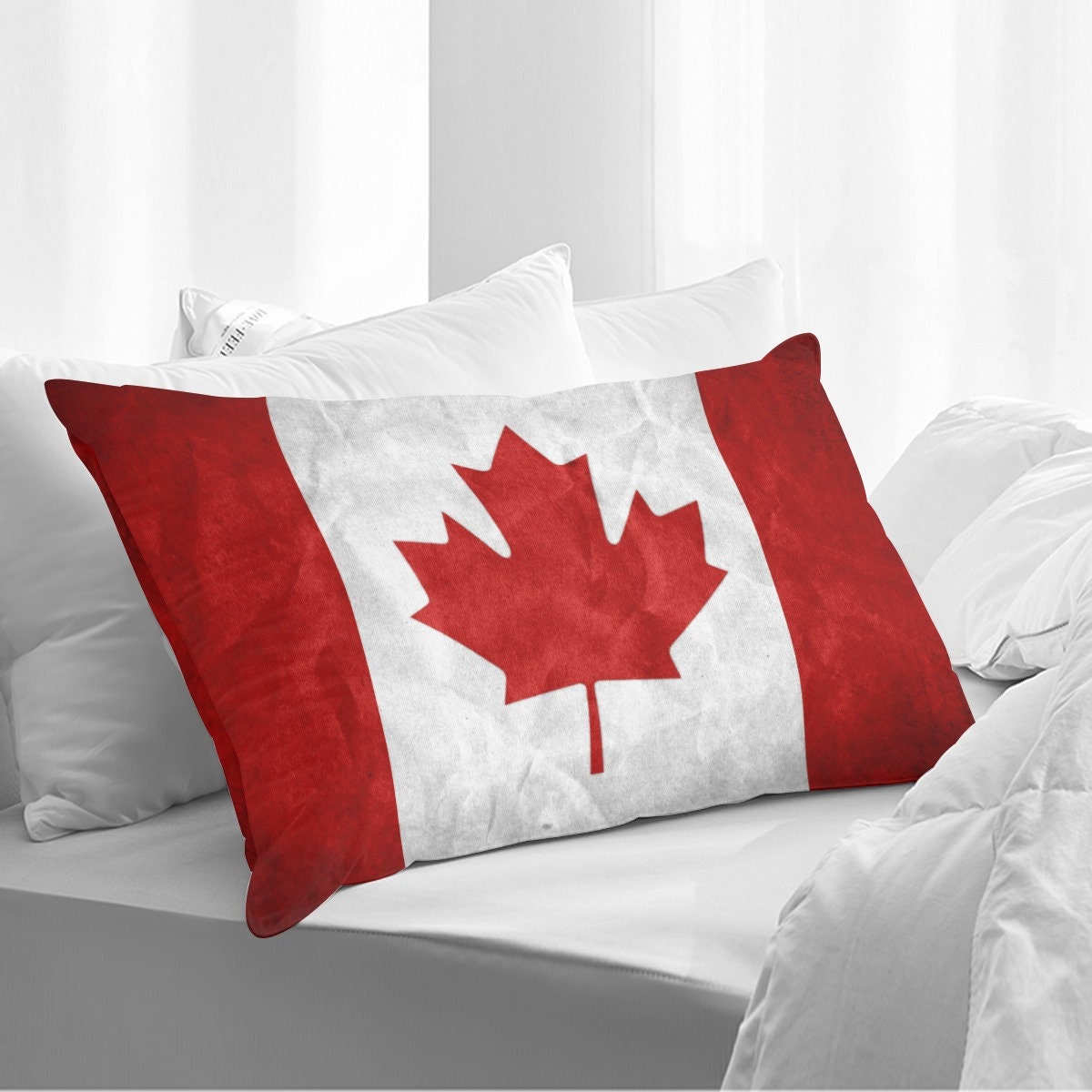 Canada Flag Double Side Printing Pillow Cover（1PC）
