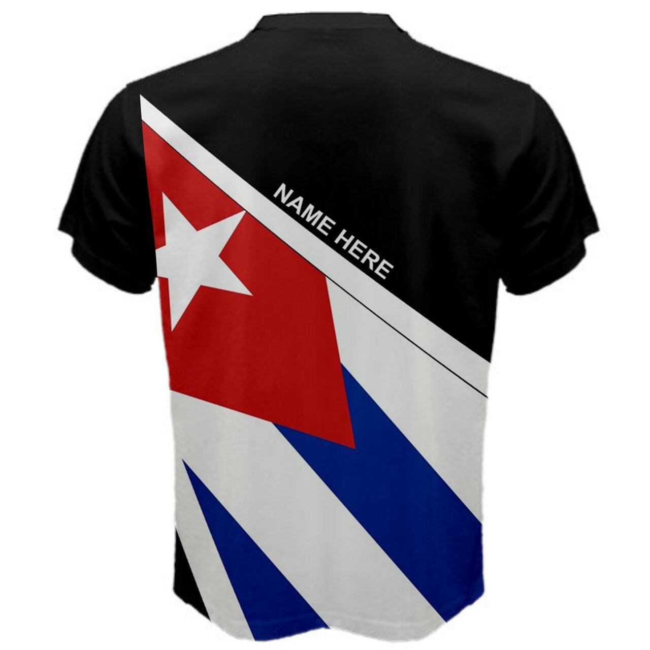 Cuban Custom Name National Flag Coat of Arms T-shirt