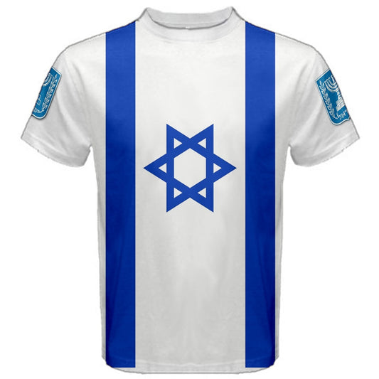 Israel National Flag & Emblem Men's T-shirt