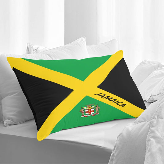 Jamaican Flag Double Side Printing Pillow Cover *Vivid Colors（1PC）