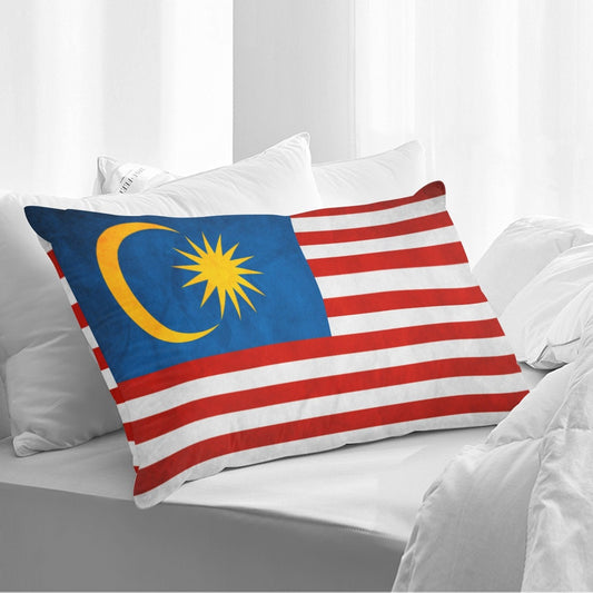 Malaysia Flag Double Side Printing Pillow Cover（1PC）