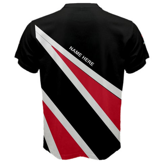 Custom Name Trinidad and Tobago Flag Coat of Arms Men's or Kids T-shirt