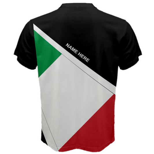 Custom Name Italy Flag Coat of Arms Men's or Kids T-shirt