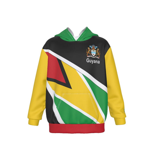 Guyana Coat or Arms Oversized Kid's Hoodie